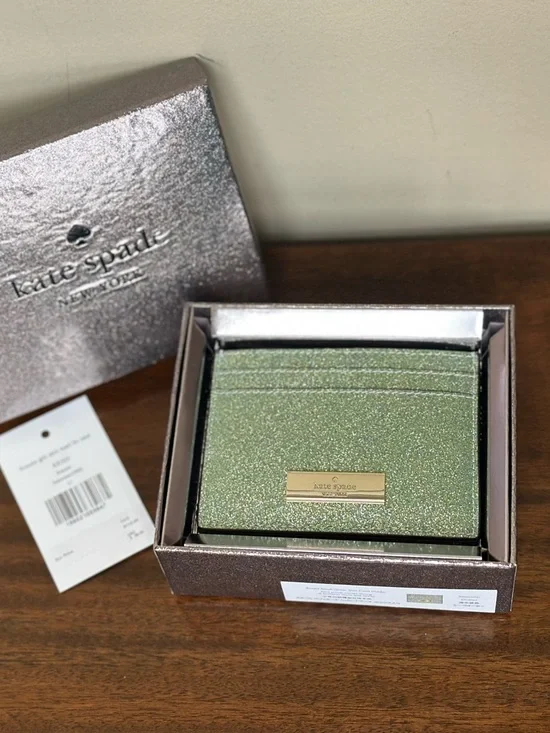 NWT - Kate Spade Kenzie Boxed Glitter Cardholder - Picture 3 of 10
